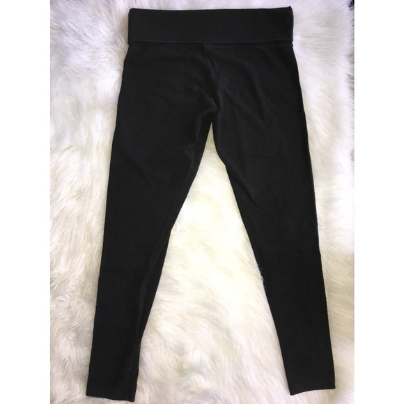 PINK Fold Over Yoga Pants - Picture 2 of 3